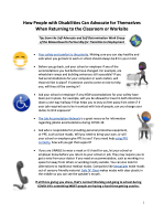 DownloadHow People with Disabilities Can Advocate for Themselves When Returning to the Classroom or Worksite